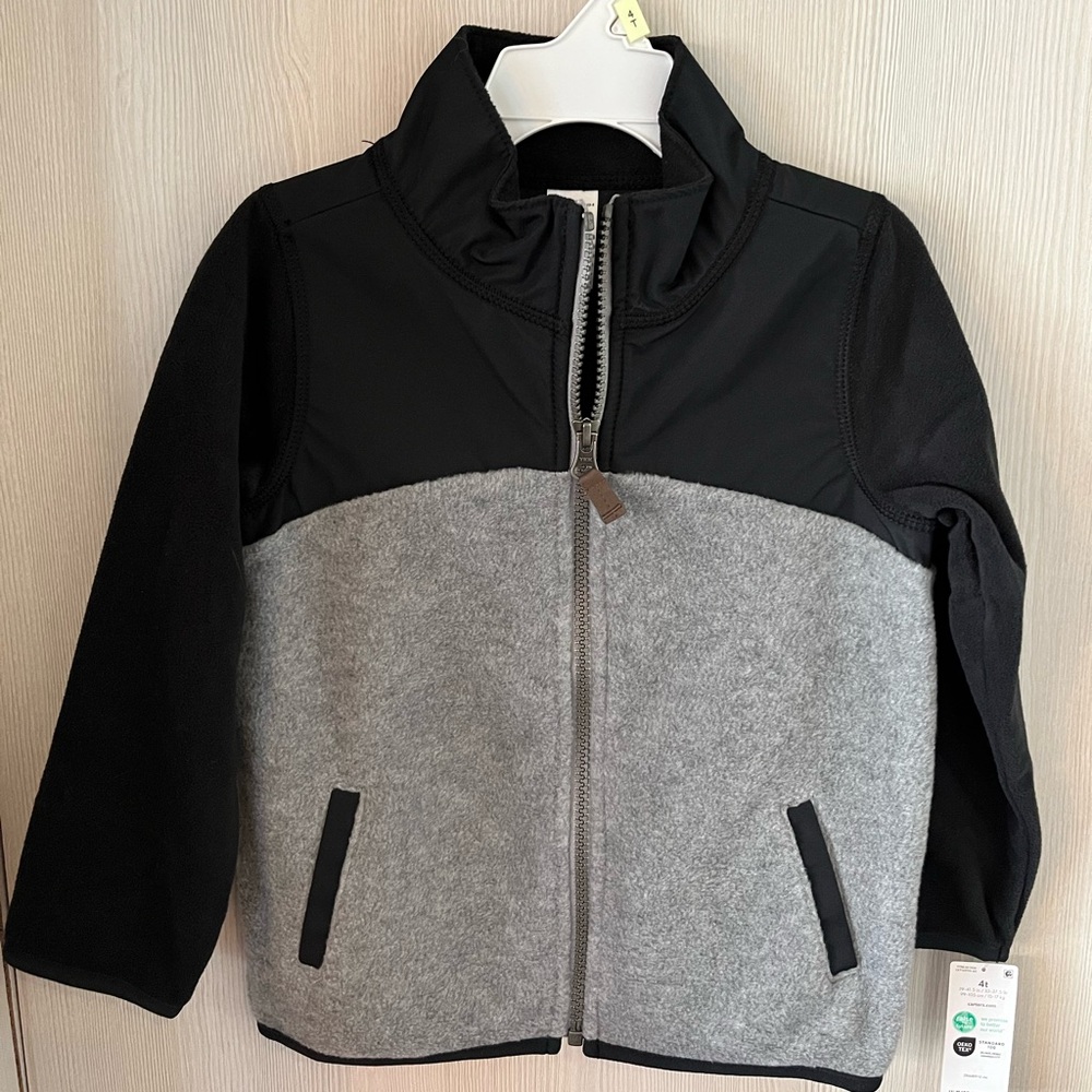 Kids Black and Gray Jacket